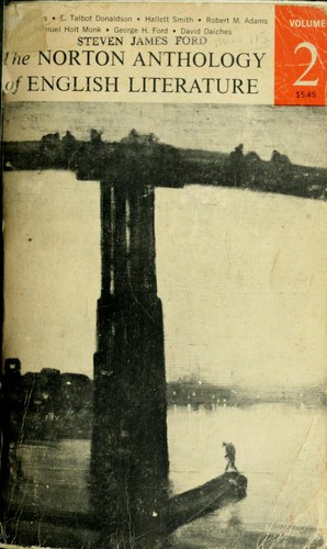 Virginia Woolf, Joseph Conrad, Edward Morgan Forster, Lewis Carroll, Emily Brontë, Rudyard Kipling, Oscar Wilde, M. H. Abrams, Thomas Hardy, Dante Gabriel Rossetti, William Morris, William Butler Yeats, T. S. Eliot, John Stuart Mill, Richard Ellmann, William Blake, John Ruskin, Walter Scott, Thomas De Quincey, D. H. Lawrence, W. H. Auden, Stephen Greenblatt, John Keats, Lord Byron, Robert Browning, Dylan Thomas, Samuel Taylor Coleridge, Arthur Hugh Clough, William Wordsworth, Bernard Shaw, A. E. Housman, Katherine Mansfield, Walter Pater, Thomas Carlyle, Matthew Arnold, Alfred Lord Tennyson, Thomas Moore, Charles Lamb, Edward Lear, M. Abrams, Percy Bysshe Shelley, Robert Southey, Walter Savage Landor, Leigh Hunt, Thomas Love Peacock, Clare, John, George Darley, Thomas Lovell Beddoes, William Hazlitt, Elizabeth Barrett Browning, Coventry Kersey Dighton Patmore, George Meredith, Edward FitzGerald, Algernon Charles Swinburne, William Ernest Henley, Francis Thompson, John Henry Cardinal Newman, Thomas Henry Huxley, Ernest Dowson, Lionel Johnson, Thomas, Edward, Brooke, Rupert, Wilfred Owen, Isaac Rosenberg, Walter De la Mare, Louis MacNeice: The Norton Anthology of English Literature (1962, W W Norton & Company)