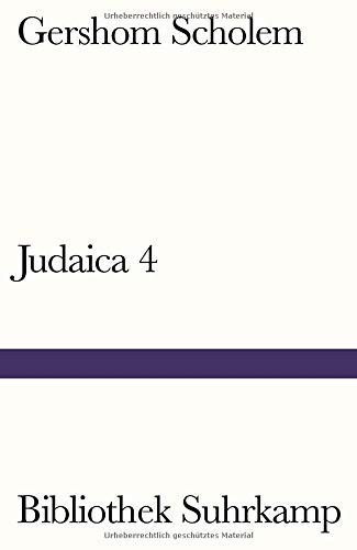 Gershom Scholem: Judaica IV (Paperback, 2016, Suhrkamp Verlag AG)