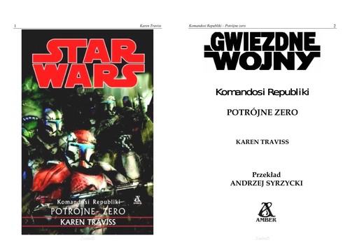 Karen Traviss: Potro jne zero (Polish language, 2007, Wydawnictwo Amber)