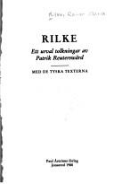 Rainer Maria Rilke: Rilke (Swedish language, 1988, Paul Aströms)