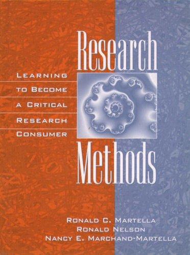 Ronald C. Martella, Ronald Nelson, Nancy E. Marchand-Martella: Research methods (1999, Allyn & Bacon)