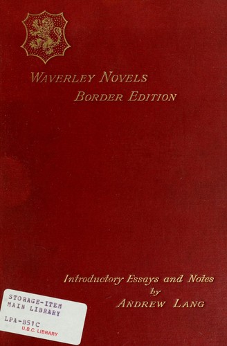 Walter Scott: Waverley Novels (1894, John C. Nimmo)
