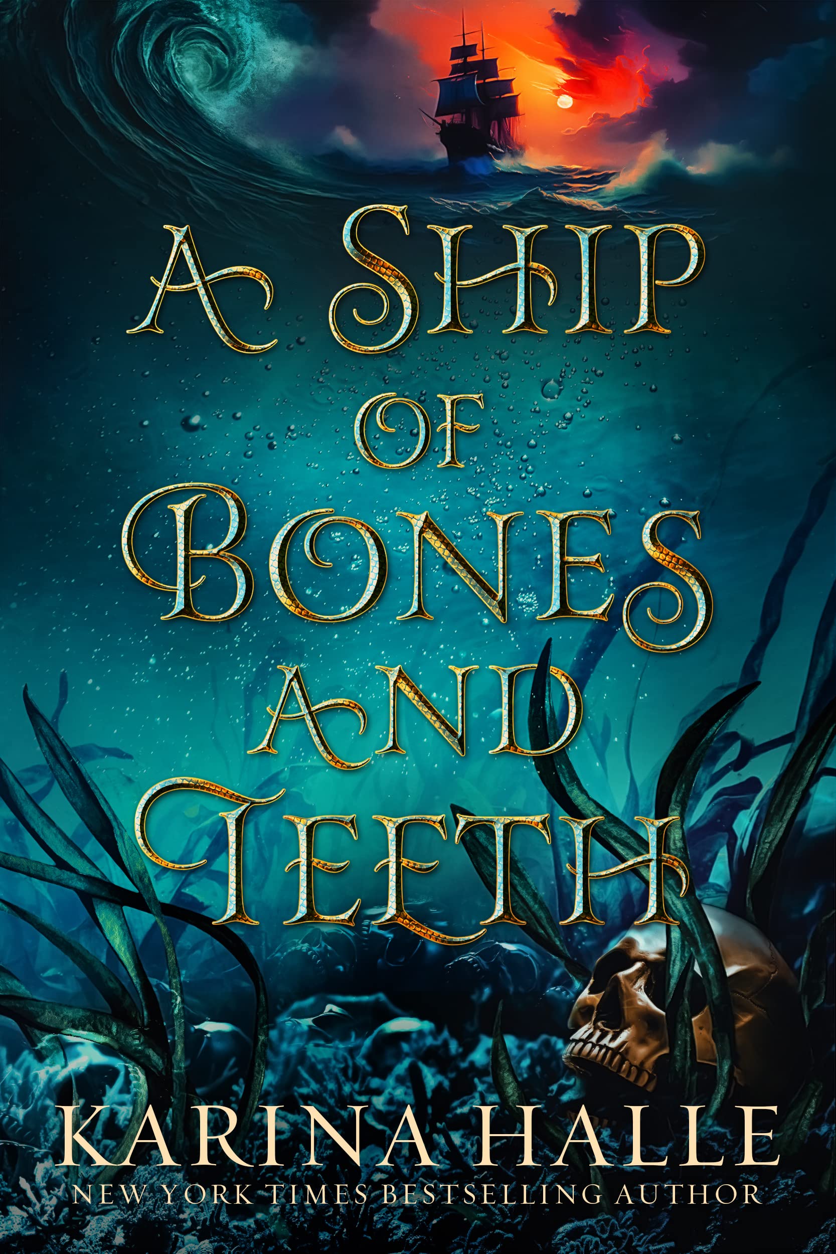 Karina Halle: A Ship of Bones and Teeth (Paperback, 2023, Indy Pub)