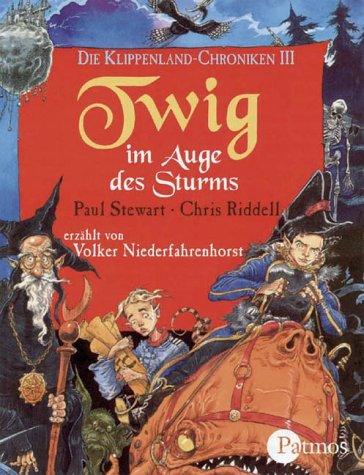 Paul Stewart, Chris Riddell: Twig im Auge des Sturms. 4 Cassetten. Teil 3 der Klippenland-Chroniken. (AudiobookFormat, 2003, Patmos)