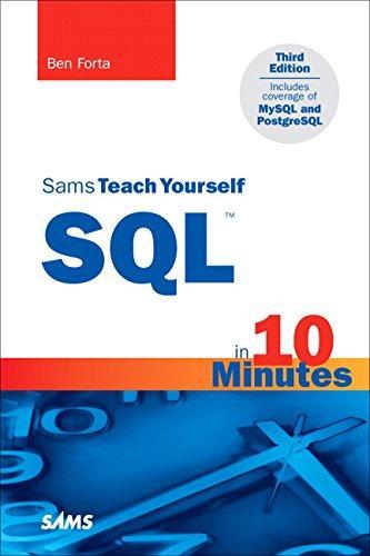 Ben Forta: Sams teach yourself SQL in 10 minutes (2004)