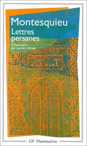 Montesquieu: Lettres persanes (Paperback, French language, 1995, Groupe Flammarion)