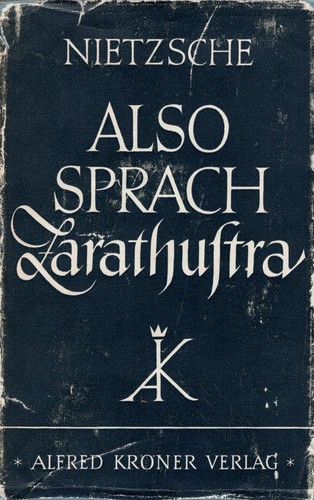 Friedrich Nietzsche: Also sprach Zarathustra (Hardcover, German language, 1953, Alfred Kröner Verlag)