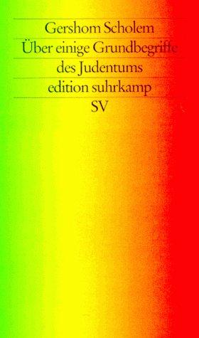 Gershom Scholem: Über einige Grundbegriffe des Judentums. (Paperback, German language, Suhrkamp)