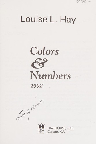 Louise Hay: Colors & Numbers (Paperback, 1988, Hay House)