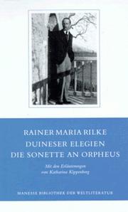 Rainer Maria Rilke: Duineser Elegien (German language, 2000, Koch, Neff & Oetinger & Co)