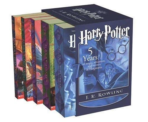 J.K. Rowling, Mary GrandPré: Harry Potter Paperback Boxed Set (Books 1-5) (2004, Scholastic Inc.)