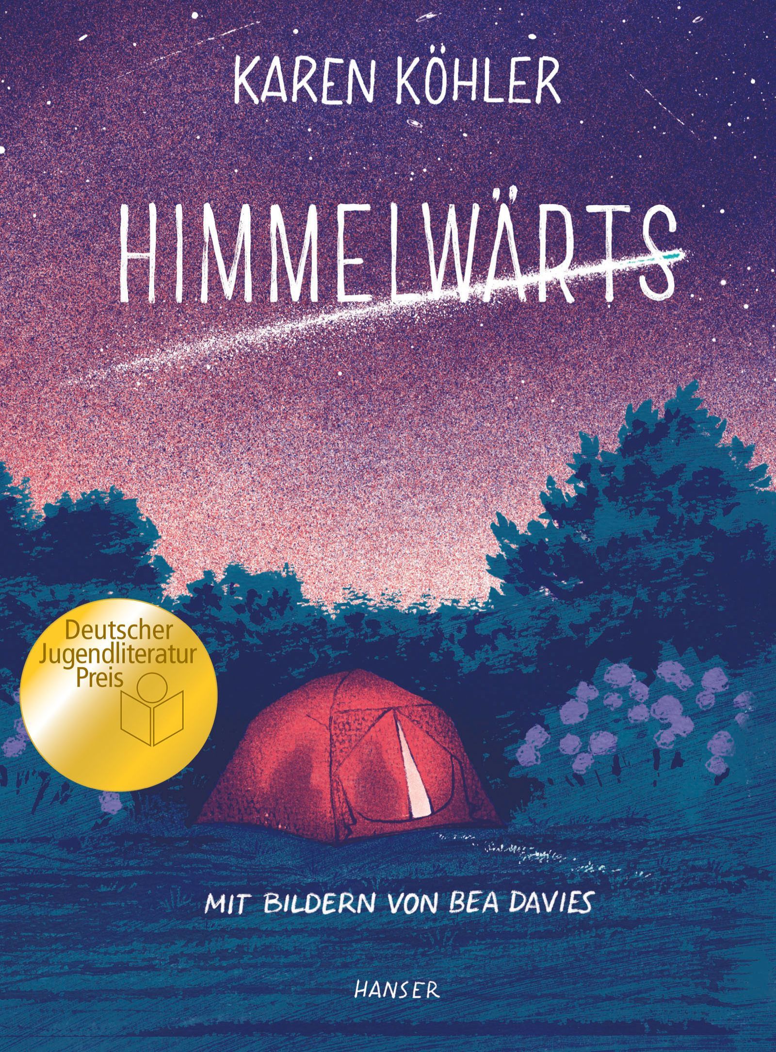 Karen Köhler, Bea Davis: Himmelwärts (Hardcover, German language, 2024, Hanser Literaturverlage)