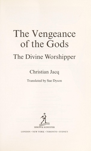 Christian Jacq: The divine worshipper (2008, Simon & Schuster)