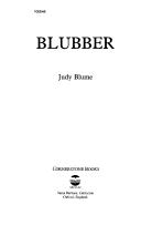 Judy Blume: Blubber (1988, ABC-CLIO)