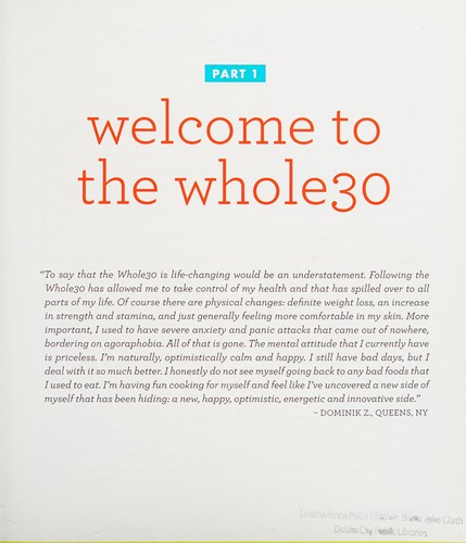 Dallas Hartwig, Melissa Hartwig: Whole30 (2015, Hodder & Stoughton)