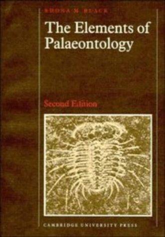 Rhona M. Black: The elements of palaeontology (1988, Cambridge University Press)