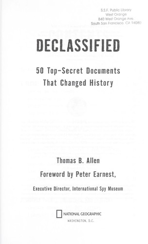 Thomas B. Allen: Declassified (2008, National Geographic)