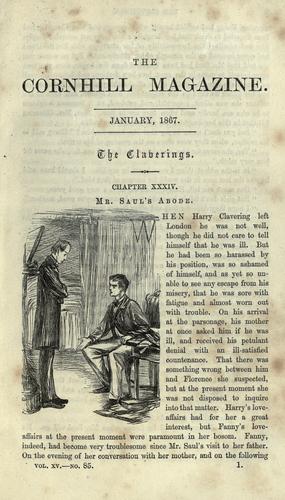 Anthony Trollope: The claverings (1866)