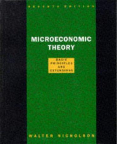 Walter Nicholson: Microeconomic theory (1998, Dryden Press)