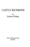 Anthony Trollope: Castle Richmond (1984, Dover)