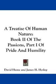 David Hume: A Treatise Of Human Nature (2007, Kessinger Publishing, LLC)
