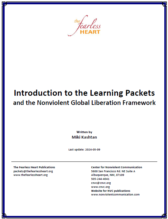 Miki Kashtan: Introduction to the Learning Packets (EBook, 2024, The Fearless Heart)