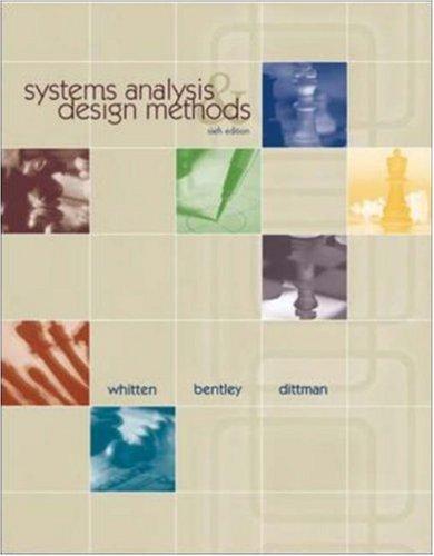 Jeffrey L. Whitten, Lonnie D. Bentley, Kevin Dittman, Jeffrey Whitten, Lonnie Bentley: MP - Systems Analysis & Design w/Proj Cases CD (Hardcover, 2003, McGraw-Hill/Irwin)