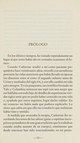 Brian L. Weiss: Muchos cuerpos, una misma alma (Spanish language, 2012, ZETA/Édiciones B)