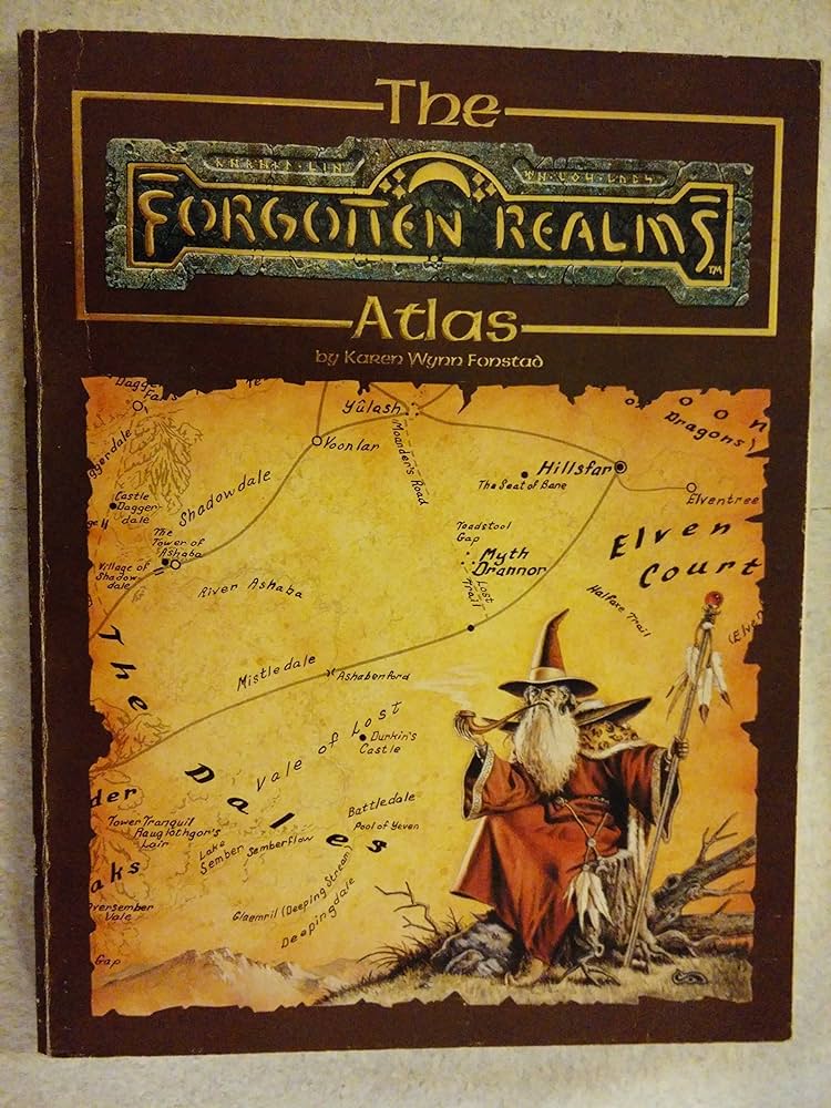 Karen Wynn Fonstad: The Forgotten Realms Atlas (1990, TSR)