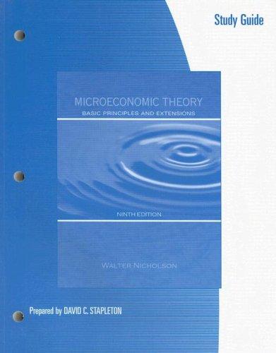 Walter Nicholson: Microeconomic Theory (Paperback, 2004, Thomson South-Western)