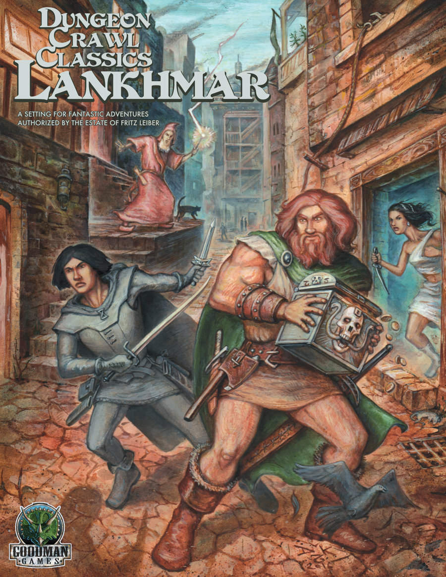 Brendan LaSalle, Michael Curtis, Terry Olson, Daniel J. Bishop, Bob Brinkman, Edgar Johnson, Joseph Goodman, Harley Stroh, Doug Kovacs: Dungeon Crawl Classics Lankhmar Boxed Set (2019, Goodman Games)