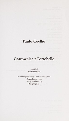 Paulo Coelho: Czarownica z Portobello (Polish language, 2007, Drzewo Babel)