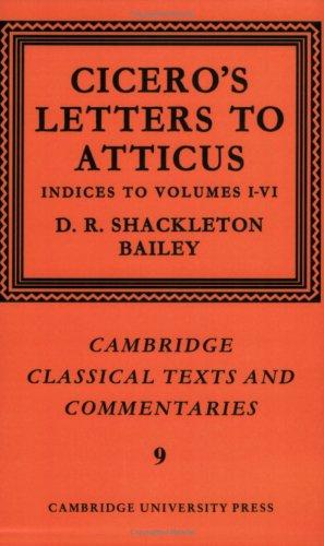 Cicero, D. R. Shackleton Bailey: Cicero (2004, Cambridge University Press)