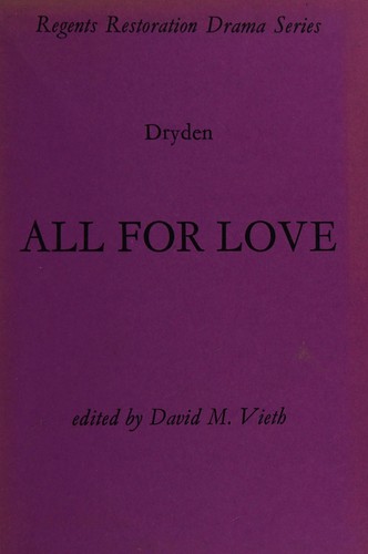 John Dryden: All for love (1973, E. Arnold)