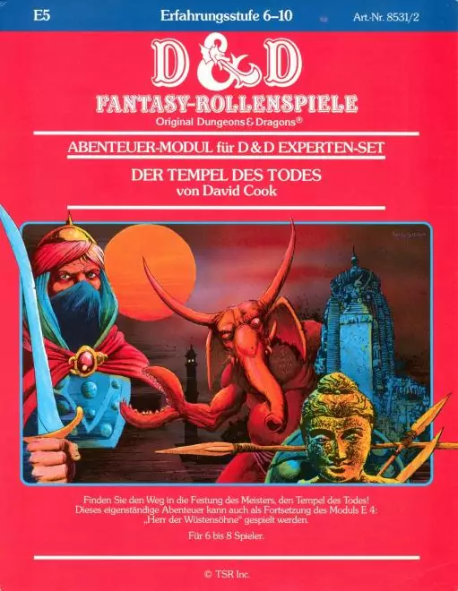 David Cook, Lutz Reimers: Der Tempel des Todes (Paperback, deutsch language, Fantasy Spiele Verlags-GmbH)