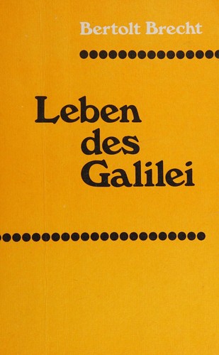 Bertolt Brecht: Leben des Galilei (German language, 1958, Heinemann Educational)