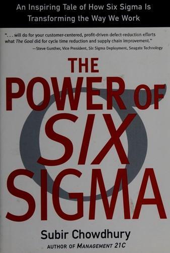 Subir Chowdhury: The power of Six Sigma (2001)