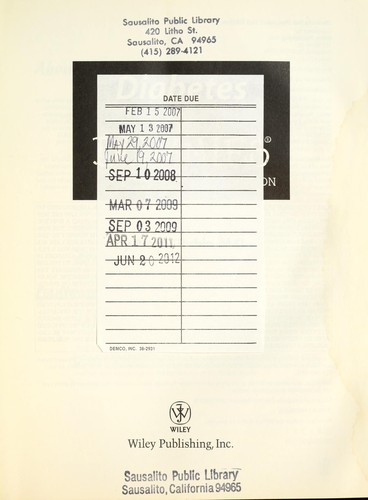 Alan L. Rubin: Diabetes for dummies (2004, Wiley)