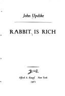 John Updike: Rabbit is rich (1981, Knopf)