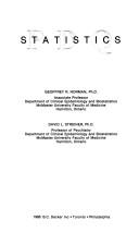 Geoffrey R. Norman: PDQ statistics (1986, B.C. Decker, Sales and Distribution, US, C.V. Mosby)