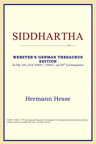 Hermann Hesse, Hermann Hesse: Siddhartha (EBook, 2005, ICON Classics)