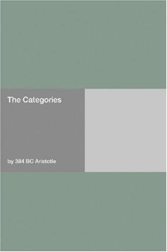 Aristotle: The Categories (Paperback, 2006, Hard Press)