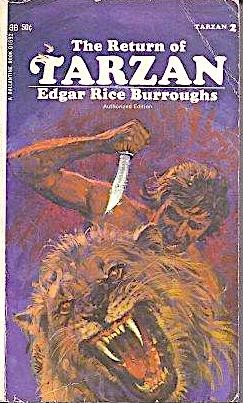 Edgar Rice Burroughs: The Return of Tarzan # 2 (Paperback, 1969, Ballantine)