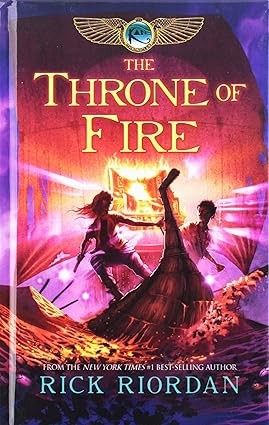 Rick Riordan: The Throne of Fire (Hardcover, 2011, Thorndike Press Large Print)