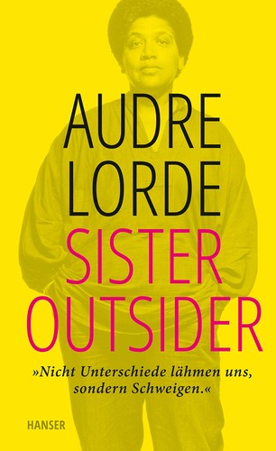 Audre Lorde: Sister Outsider (German language, 2021, Carl Hanser Verlag)