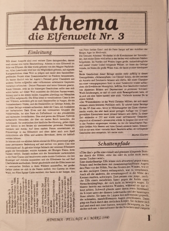 Christel Scheja, Martin Kliehm, Christian Müller: Athema (Paperback, Deutsch language)