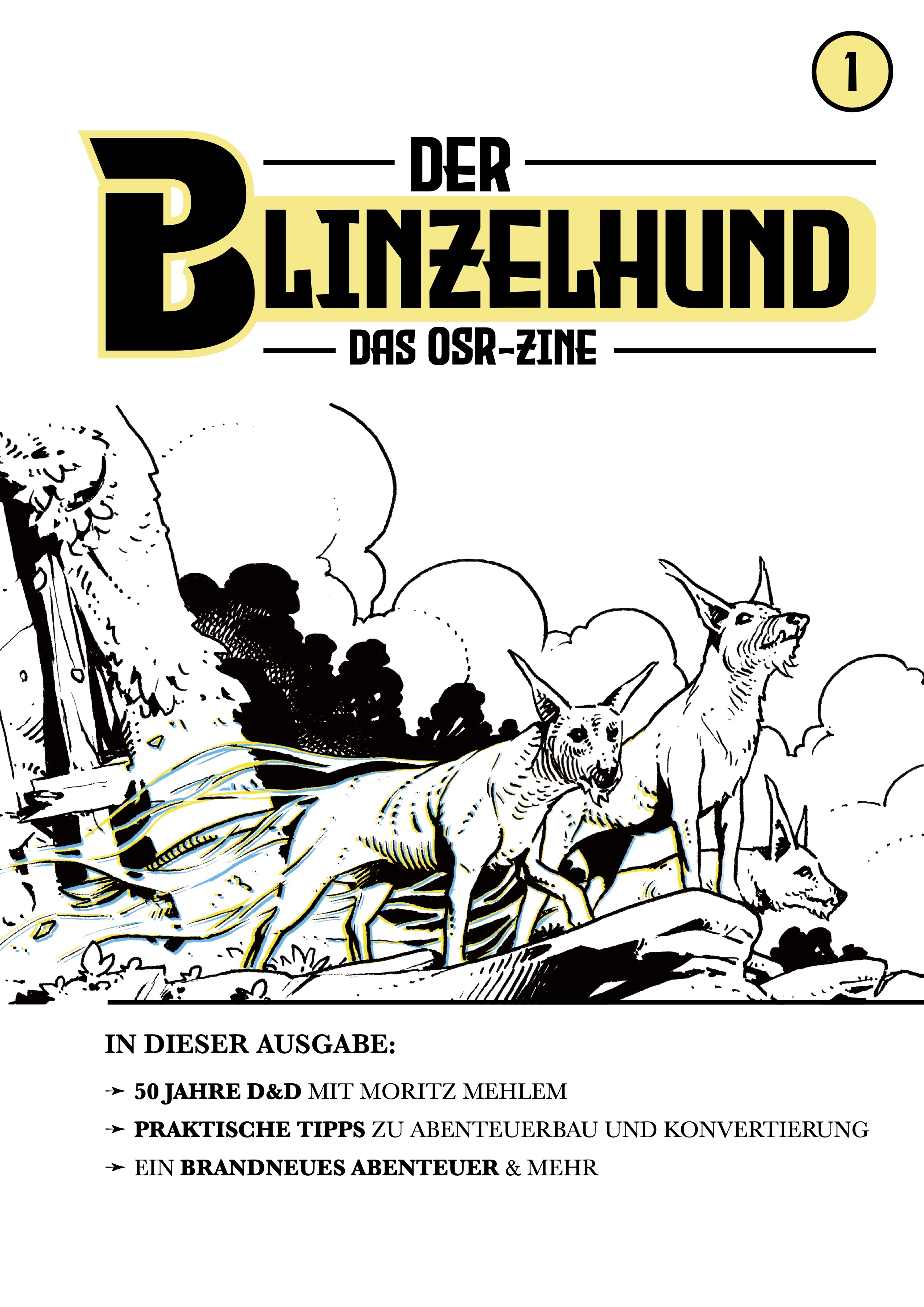 Moritz Mehlem, Chris McDowall, Denis Bökenkröger, Kaid Ramdani, Stefan Beate, Sebastian Gaffran, Björn Beier: Der Blinzelhund #1 (Paperback, german language, 2024, System Matters Verlag)