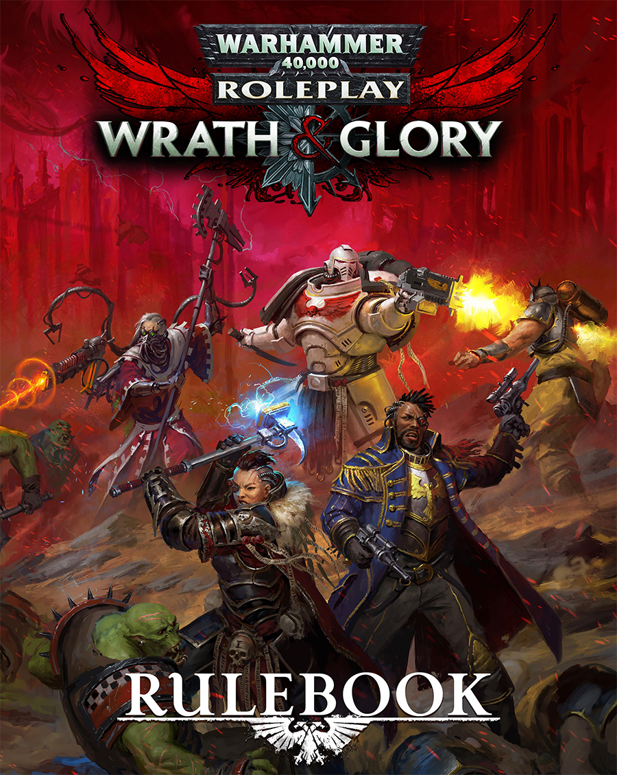 Ross Watson: Warhammer 40,000: Wrath & Glory, Core Rulebook (Hardcover, Cubicle 7 Games)