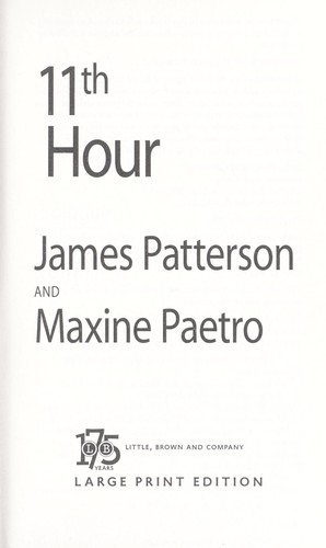 James Patterson: 11th Hour (Women's Murder Club, #11) (2012, Little, Brown and Co.)