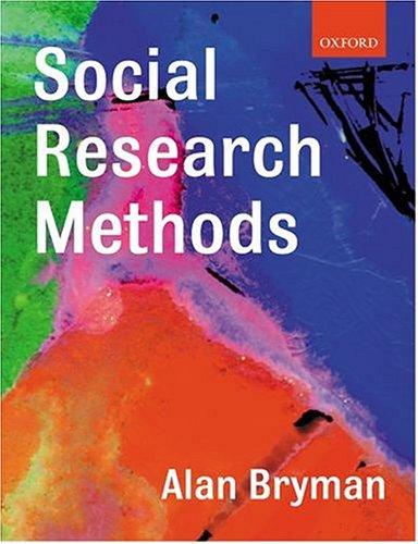 Alan Bryman: Social Research Methods (Paperback, 2001, Oxford University Press, USA)